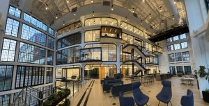 "The Assembly" "Crane Shed." Image © 2025 Daniel D. Brown