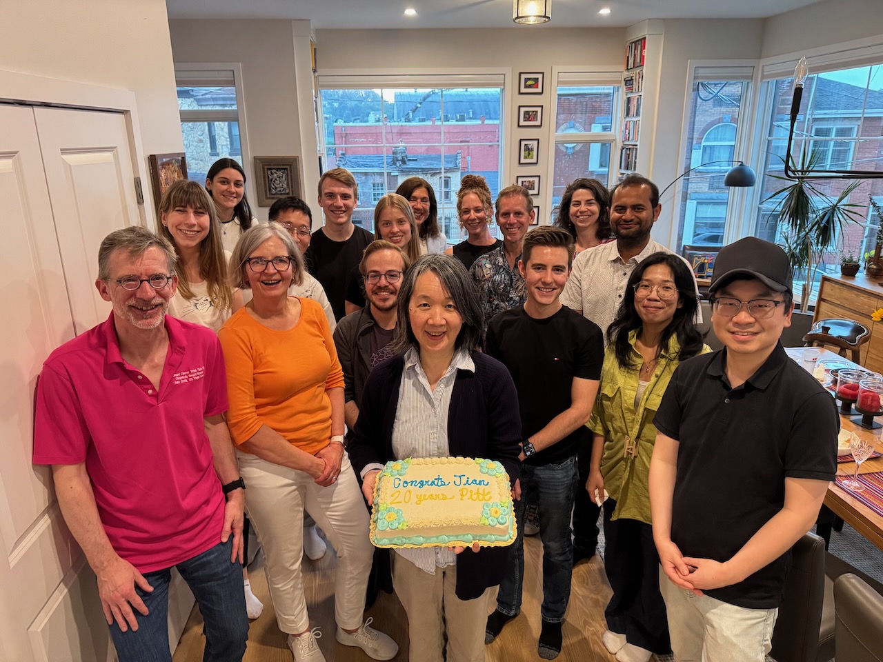 Congratulations to long-time lab member Jian Chen for 20 years serving ...